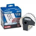 Brother Brother® Continuous Paper Label Tape, 2.4" x 100ft Roll, White DK2205